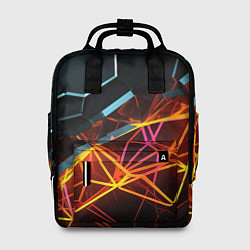 Рюкзак женский Разломленные плитки, цвет: 3D-принт