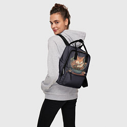 Рюкзак женский Сон в рамене, цвет: 3D-принт — фото 2