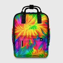 Рюкзак женский Тай-дай кислотные краски, цвет: 3D-принт