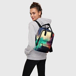 Рюкзак женский Пелена облаков, цвет: 3D-принт — фото 2