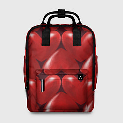 Женский рюкзак Red hearts