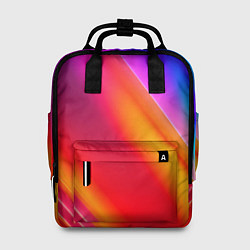 Рюкзак женский Неоновая радуга, цвет: 3D-принт