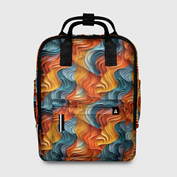 Рюкзак женский Волны ярких красок, цвет: 3D-принт