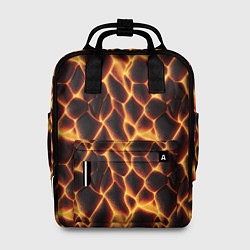 Рюкзак женский Раскалённые камни лавы, цвет: 3D-принт