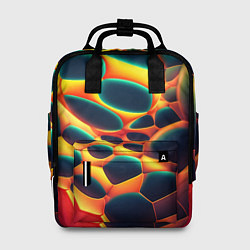 Рюкзак женский Лавовые пузыри, цвет: 3D-принт