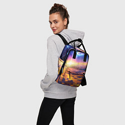 Рюкзак женский Космическая вселенная, цвет: 3D-принт — фото 2