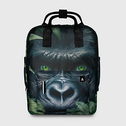 Рюкзак женский Крупная морда гориллы, цвет: 3D-принт