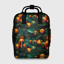 Рюкзак женский Яркие апельсины, цвет: 3D-принт