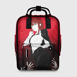 Рюкзак женский Макима и руки - Человек бензопила, цвет: 3D-принт