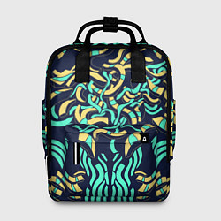 Рюкзак женский Киберпанк переплетения, цвет: 3D-принт