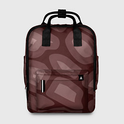 Рюкзак женский Кофейный камуфляж, цвет: 3D-принт