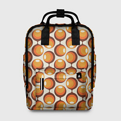 Рюкзак женский Ретро паттерн, цвет: 3D-принт