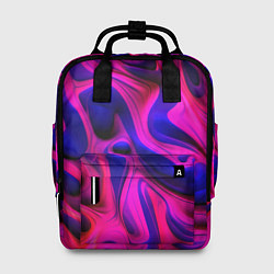 Женский рюкзак Pink blue abstract