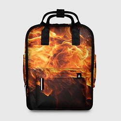 Рюкзак женский Black fire style, цвет: 3D-принт