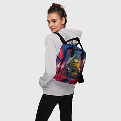 Рюкзак женский Портрет орка, цвет: 3D-принт — фото 2