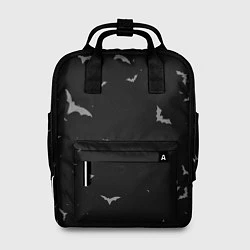 Рюкзак женский Летучие мыши на черном небе, цвет: 3D-принт