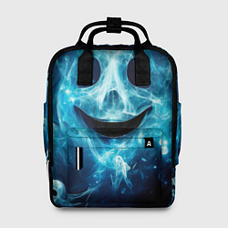 Рюкзак женский Нейросеть - хеллоуин привидения, цвет: 3D-принт