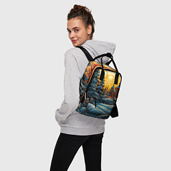 Рюкзак женский Украшения зимы, цвет: 3D-принт — фото 2