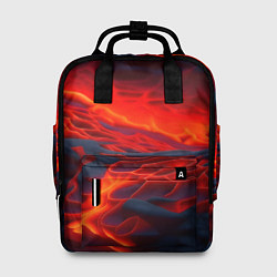 Рюкзак женский Текущая магма, цвет: 3D-принт