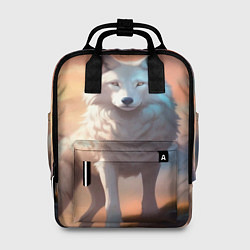Рюкзак женский Небесная волчица, цвет: 3D-принт