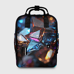 Рюкзак женский Разноцветные стекла, цвет: 3D-принт