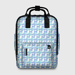 Рюкзак женский Схема квадрат, цвет: 3D-принт