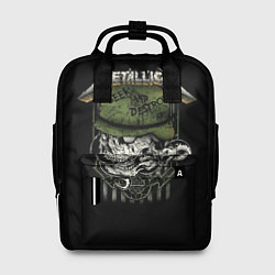 Рюкзак женский Metallica - skull, цвет: 3D-принт