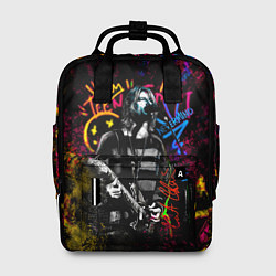Рюкзак женский Nirvana краски звука, цвет: 3D-принт