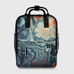Рюкзак женский Абстрактный разноцветный узор, цвет: 3D-принт