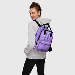 Рюкзак женский BTS - ARMY Цветочный принт, цвет: 3D-принт — фото 2