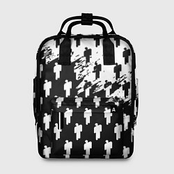 Женский рюкзак Billie Eilish pattern black