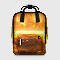 Рюкзак женский Солнечная плазма вспышки, цвет: 3D-принт