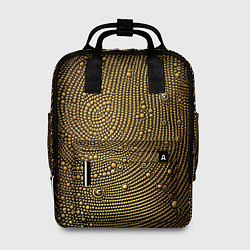 Рюкзак женский Золотые камушки, цвет: 3D-принт