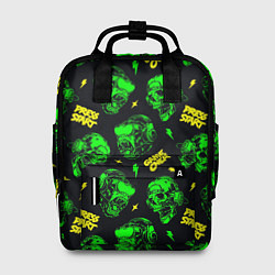 Рюкзак женский Game over press start, цвет: 3D-принт