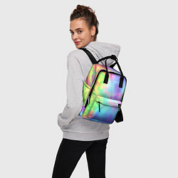Рюкзак женский Яркий тай-дай абстракция, цвет: 3D-принт — фото 2