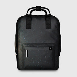 Рюкзак женский Звездный космос темно-синий, цвет: 3D-принт