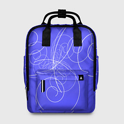 Рюкзак женский Спирали расходящиеся в стороны, цвет: 3D-принт