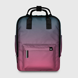 Рюкзак женский Абстрактный градиент, цвет: 3D-принт
