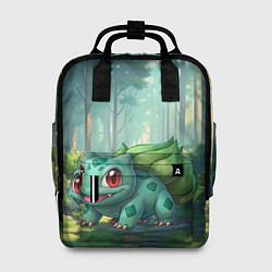 Рюкзак женский Bulbasaur pokemon, цвет: 3D-принт