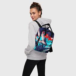 Рюкзак женский Яркий абстрактный узор для спорта, цвет: 3D-принт — фото 2
