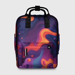 Рюкзак женский Неоновый спектр, цвет: 3D-принт