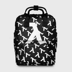 Рюкзак женский Half liife logo pattern, цвет: 3D-принт