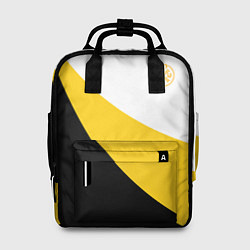Рюкзак женский Мы русские с нами Бог малый желтый КЦК Николай II, цвет: 3D-принт