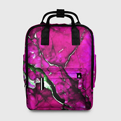 Женский рюкзак Розовый треснувший камень