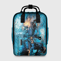 Рюкзак женский Mortal Kombat - Sub-Zero, цвет: 3D-принт
