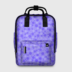 Рюкзак женский Фиолетовый сиреневый пузыри, цвет: 3D-принт