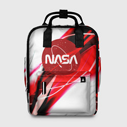 Рюкзак женский Nasa абстрактные полосы, цвет: 3D-принт