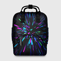 Рюкзак женский Neon rods, цвет: 3D-принт