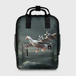 Рюкзак женский Бомбардито гусито мем, цвет: 3D-принт