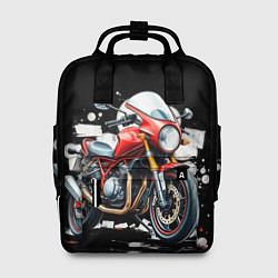 Рюкзак женский Red Moto, цвет: 3D-принт